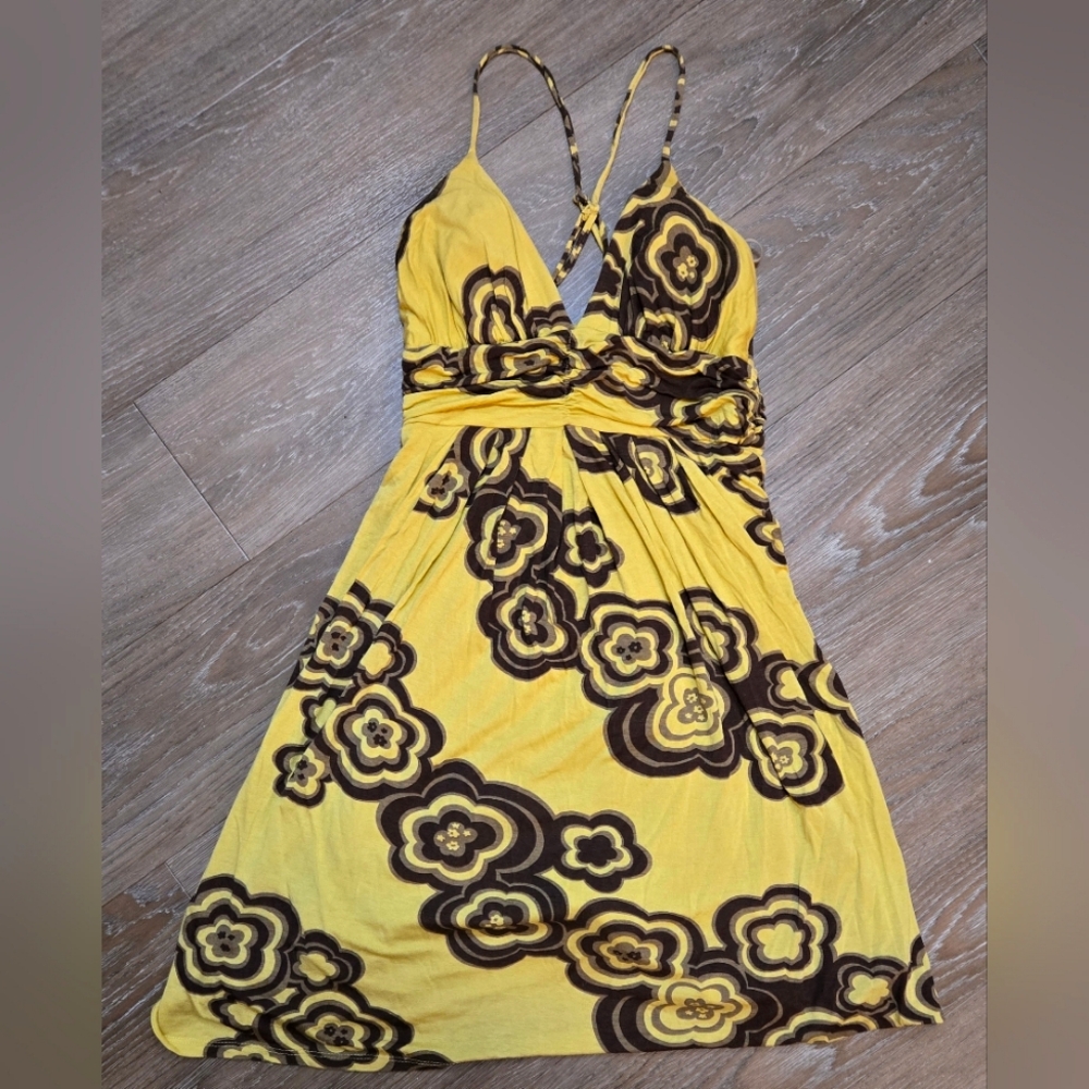 ✨️HOST PICK✨️ Y2K Yellow Floral Summer Dress by Rubber Ducky Productions Inc.
